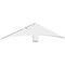 Ekena Millwork Davenport Architectural Grade PVC Gable Bracket, 84"W x 14"H x 2"D x 6"F, 4/12 Pitch GBP084X14X0206DAV00 - alternate 1